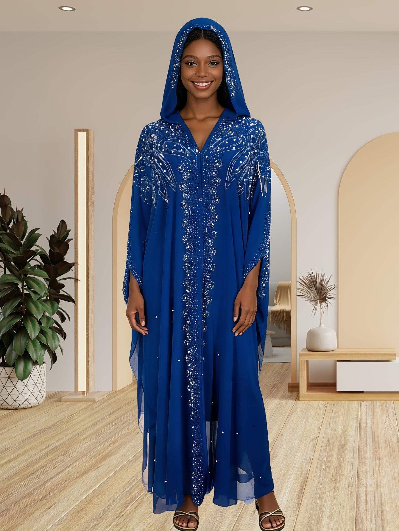 Women's Embellished Shawl - Relaxed Fit – view 8