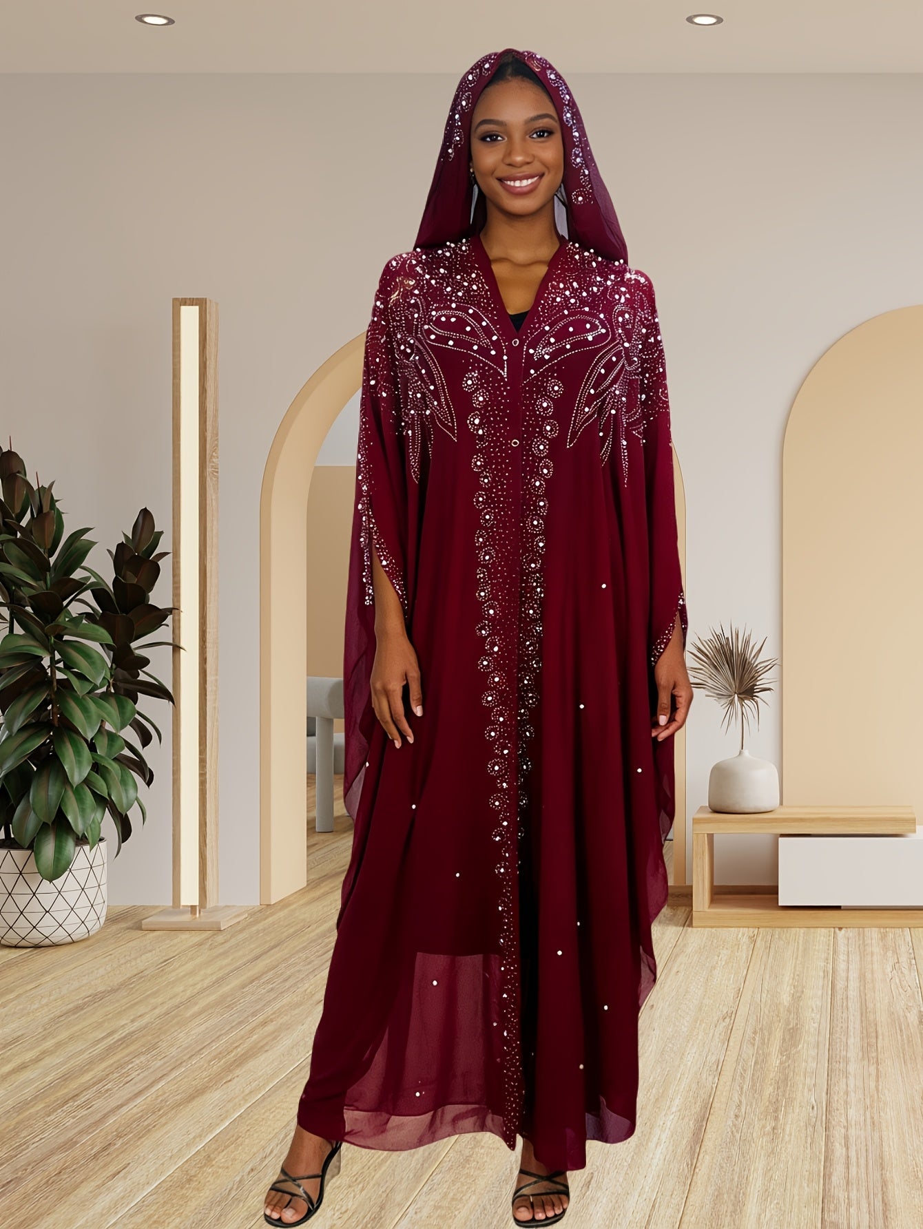 Women's Embellished Shawl - Relaxed Fit – view 10