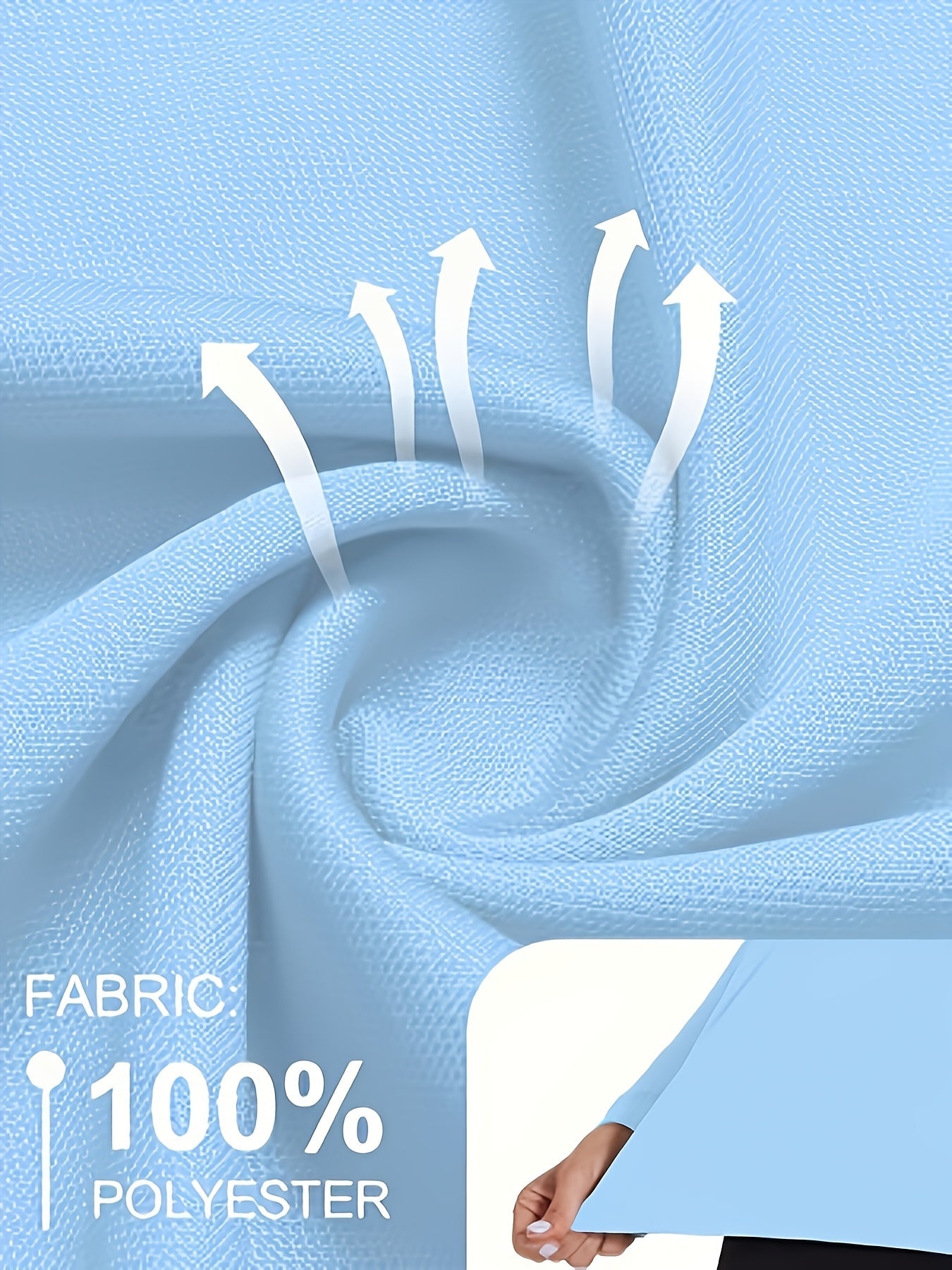 Women's Essential T-Shirt - 10-Pack Crew Neck Long Sleeve – Colorway 86373 detail view
