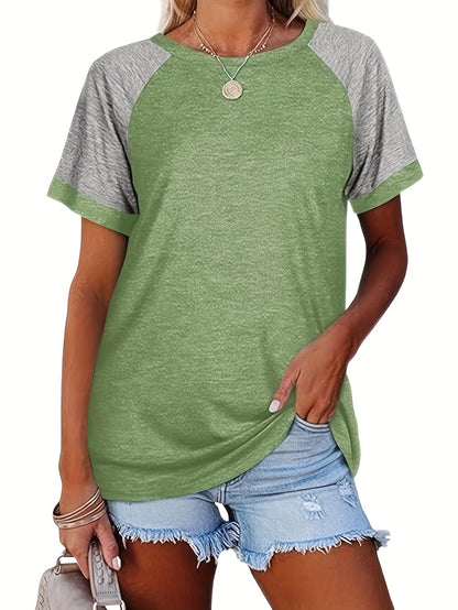 Women's Essential T-Shirt - 3-Pack Round Neck Short Sleeve – 7-Variant Selection detail view