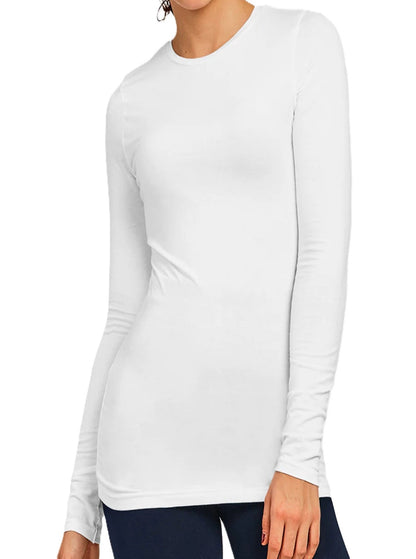 Women's Essential T-Shirt - Crew Neck Long Sleeve – Sizes S–L detail view