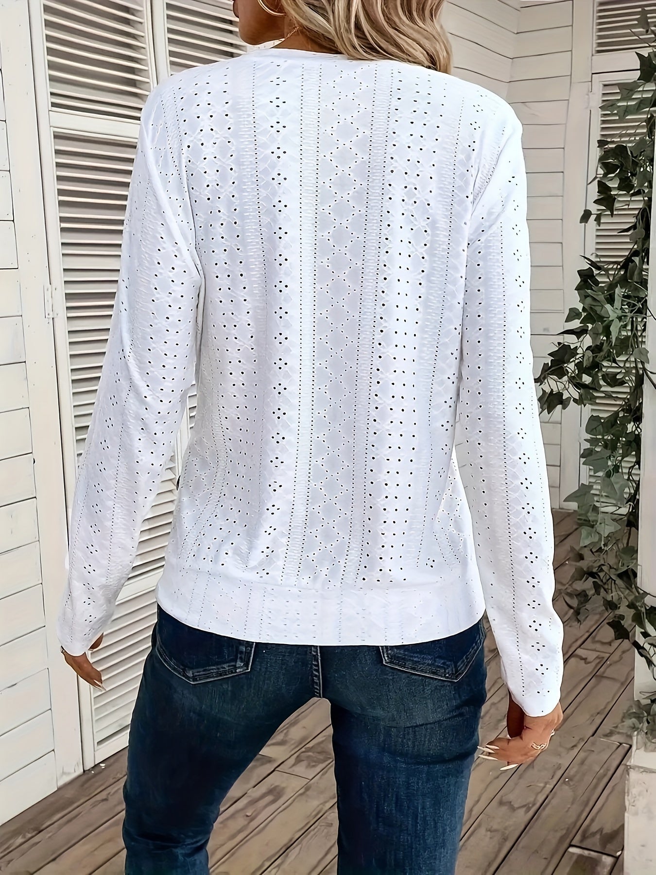 Women's Essential T-Shirt - Crew Neck Long Sleeve – Sizes S–XXL detail view