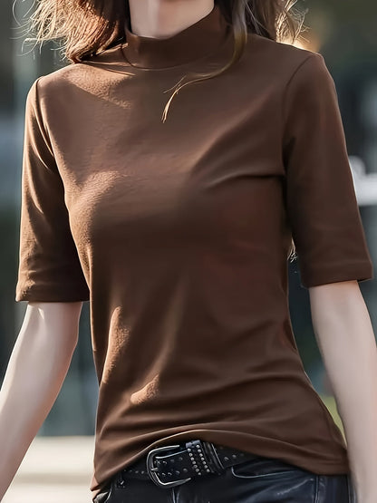 Women's Essential T-Shirt - Crew Neck Short Sleeve – 7-Color Selection detail view