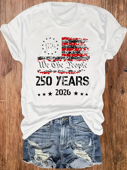 Women's Essential T-Shirt - Round Neck Short Sleeve – Red / Purple detail view