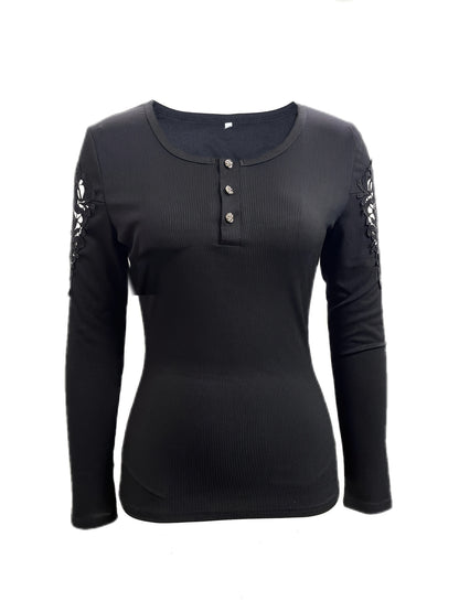 Women's Essential T-Shirt - Round Neck Short Sleeve – Slim fit / Sizes S–XXL detail view