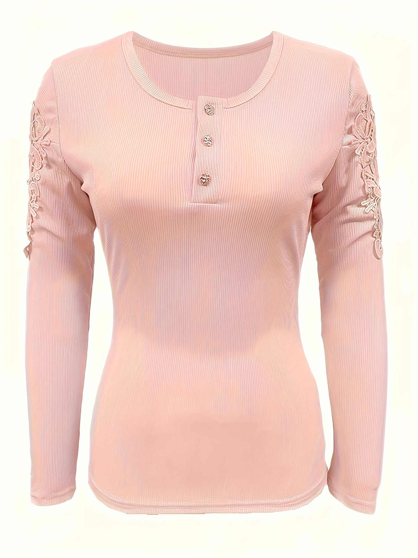 Women's Essential T-Shirt - Round Neck Short Sleeve – Slim fit / Sizes S–XXL detail view