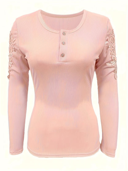 Women's Essential T-Shirt - Round Neck Short Sleeve – Slim fit / Sizes S–XXL detail view