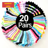 20 Pairs Of Randomly Mixed Colors