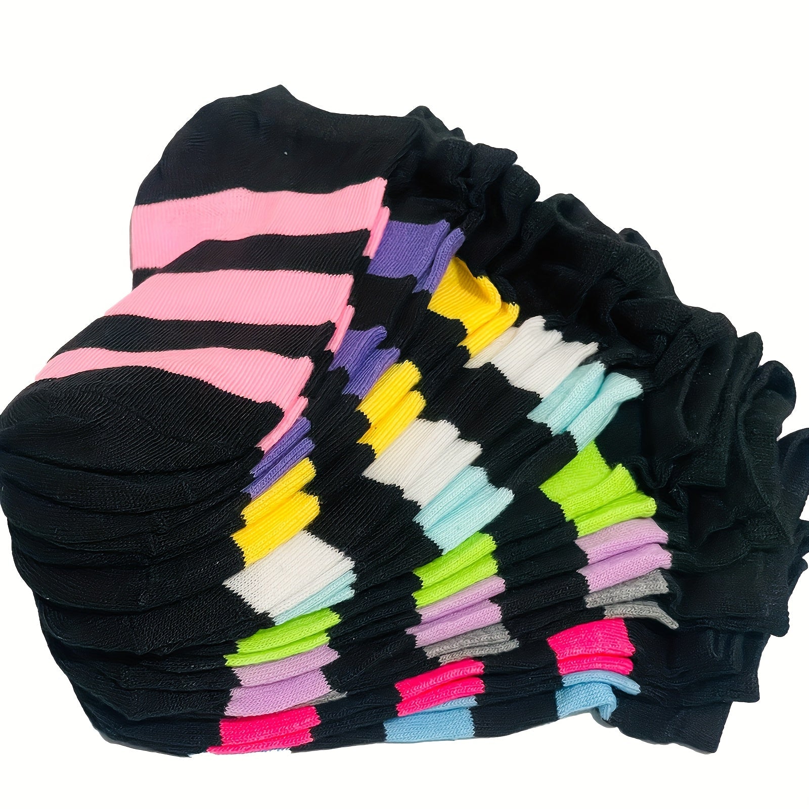 Women's Everyday Ankle Socks - 20-Pair Pack – Polyester blend – view 4