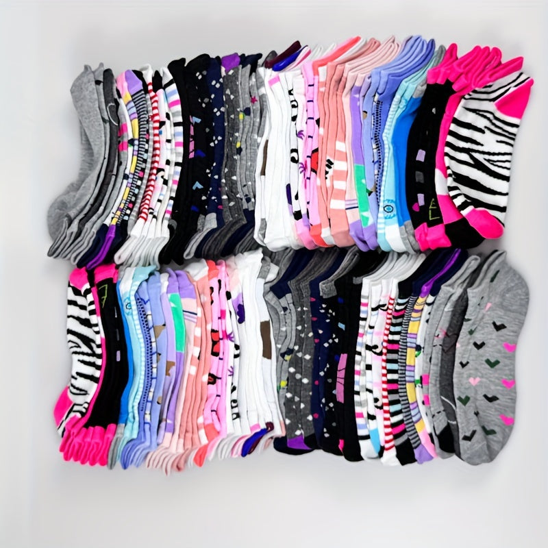 Women's Everyday Ankle Socks - 20-Pair Pack – See product label – view 3