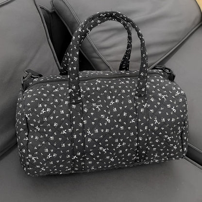Women's Everyday Diaper Bag – Black / White – view 3