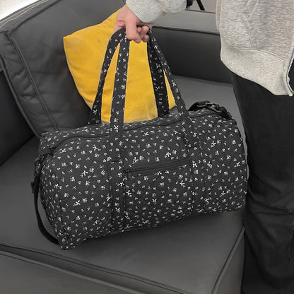 Women's Everyday Diaper Bag – Black / White – view 6
