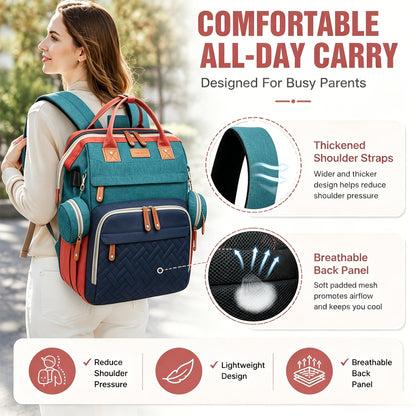 Women's Everyday Diaper Bag – Green – view 4