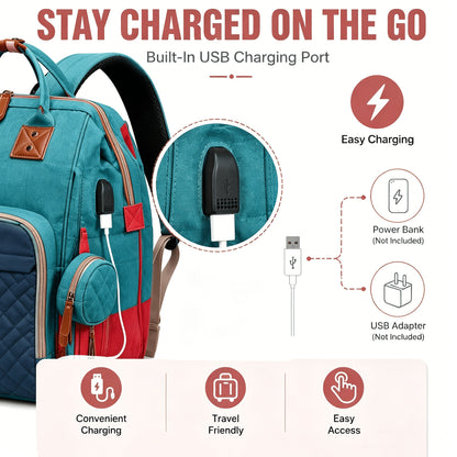 Women's Everyday Diaper Bag – Green – view 5