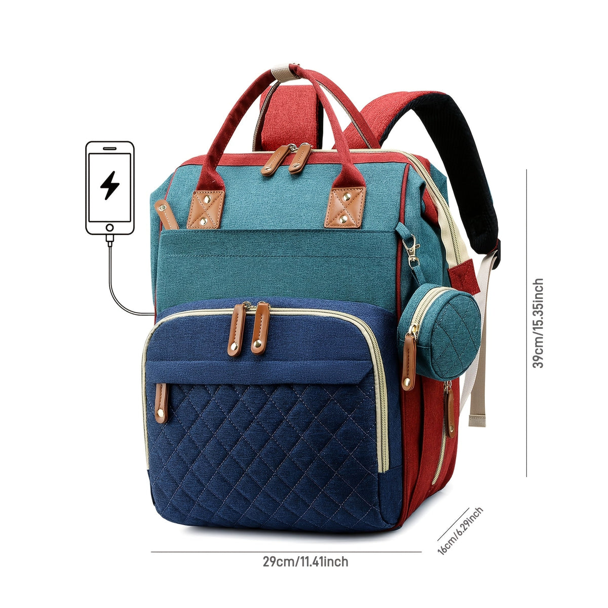 Women's Everyday Diaper Bag – Green – Green option – view 2