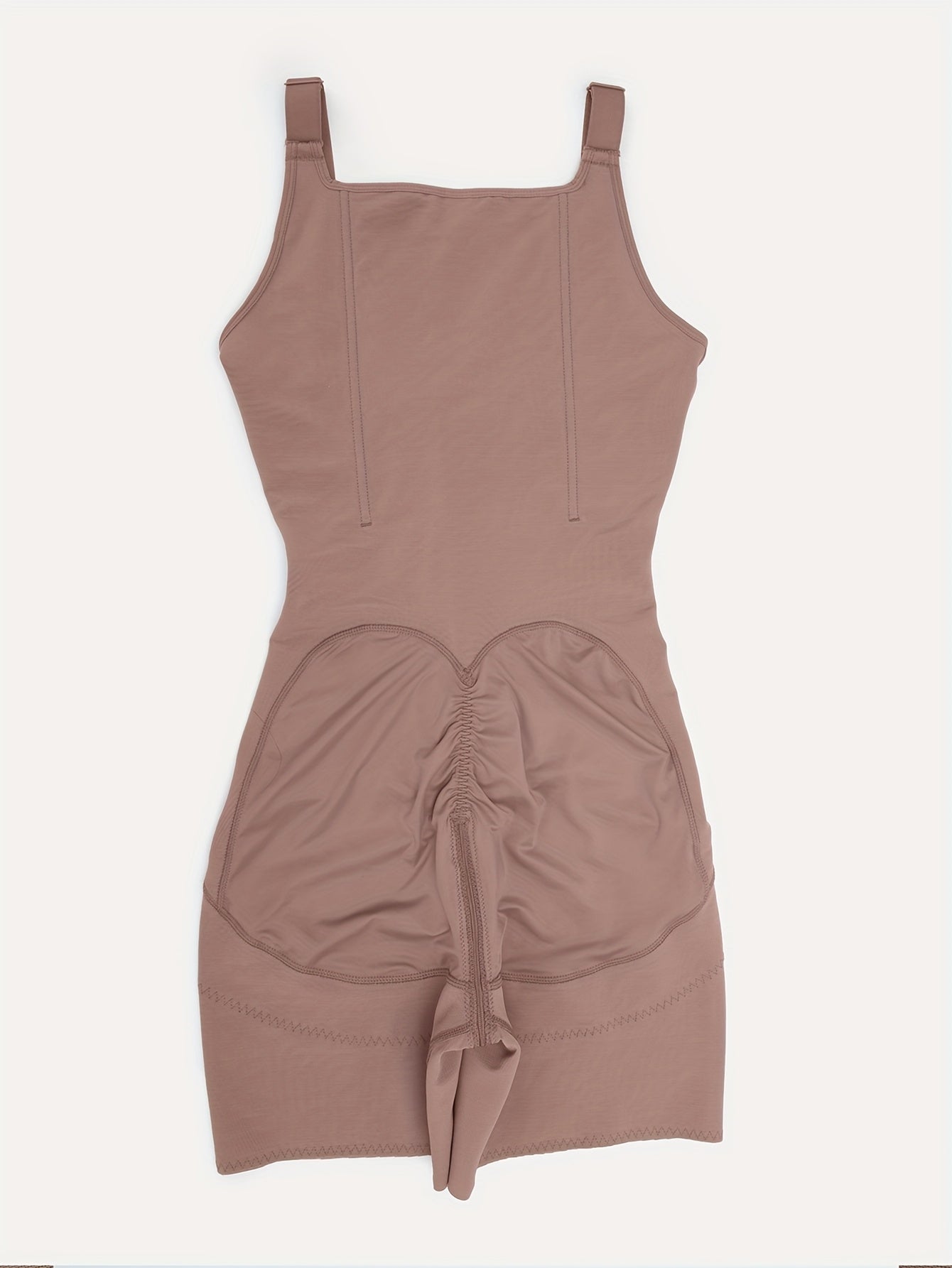 Women's Firm Control Shapewear Bodysuit - Solid Color Body Smoothing – view 9