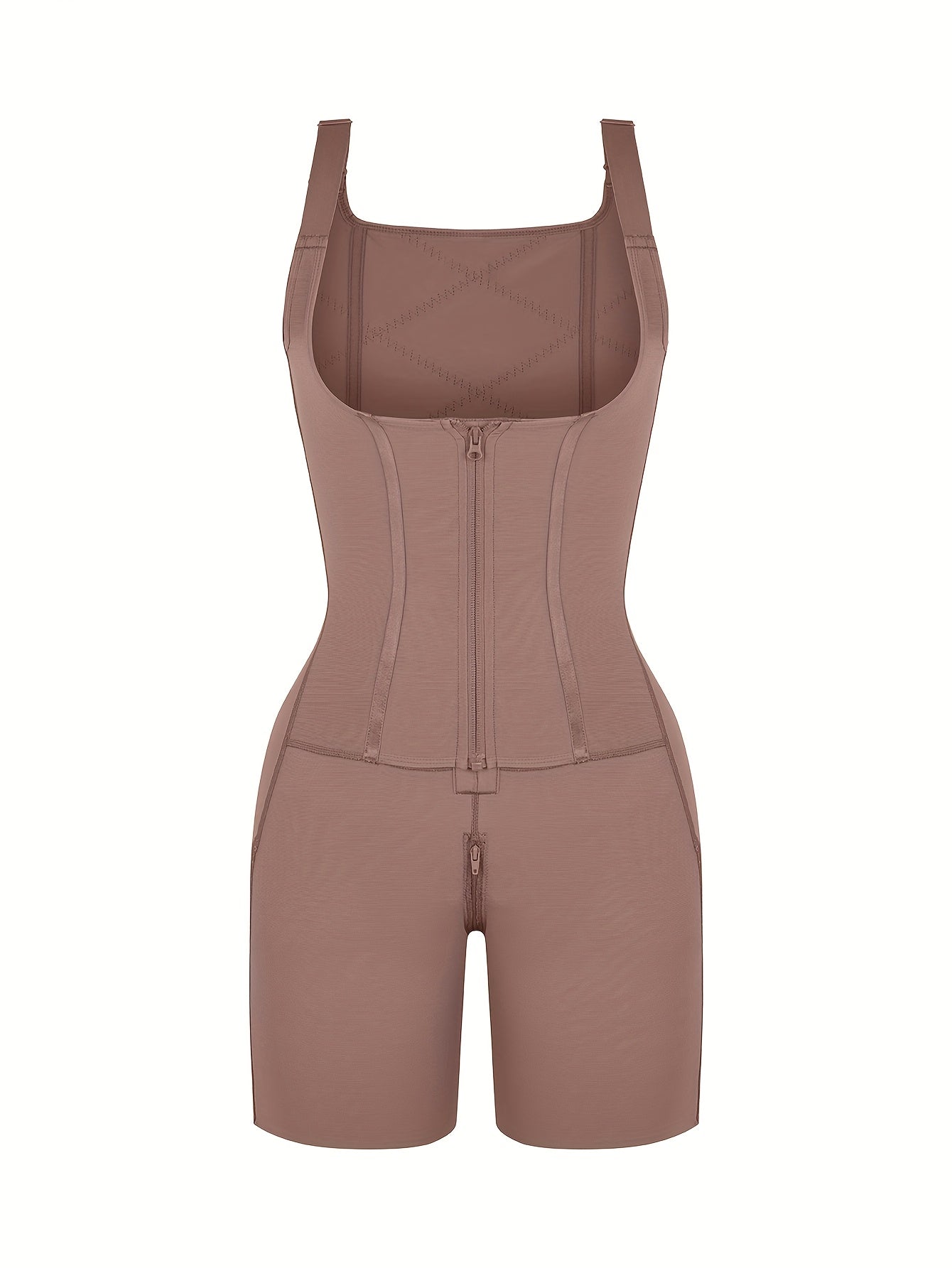 Women's Firm Control Shapewear Bodysuit - Solid Color Body Smoothing – view 18