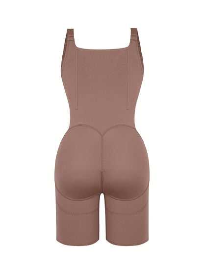 Women's Firm Control Shapewear Bodysuit - Solid Color Body Smoothing – view 19