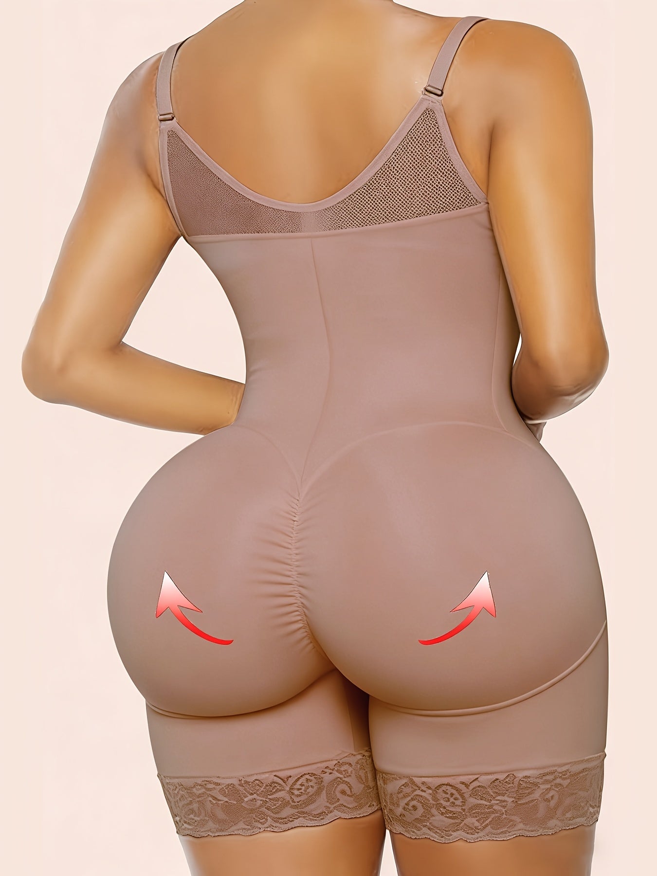 Women's Firm Control Shapewear Bodysuit - Zip Front Body Smoothing – view 3