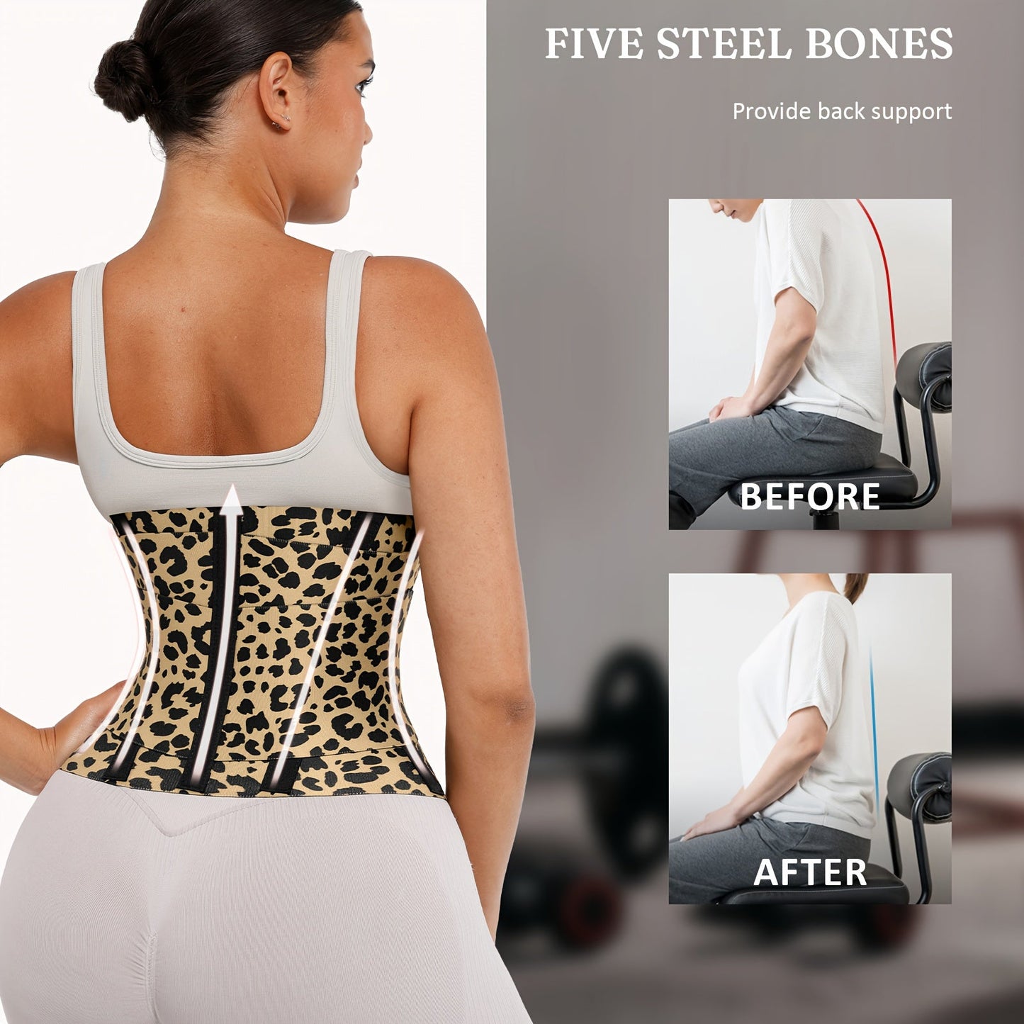 Women's Firm Control Waist Cincher - Solid Color Body Smoothing – view 2