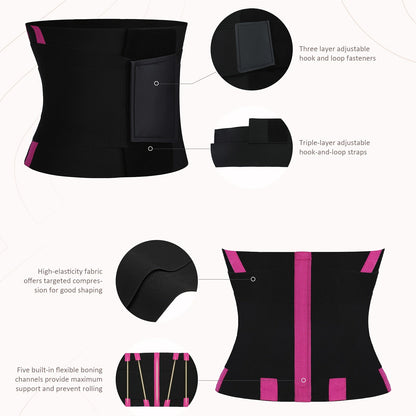 Women's Firm Control Waist Cincher - Solid Color Body Smoothing – view 6