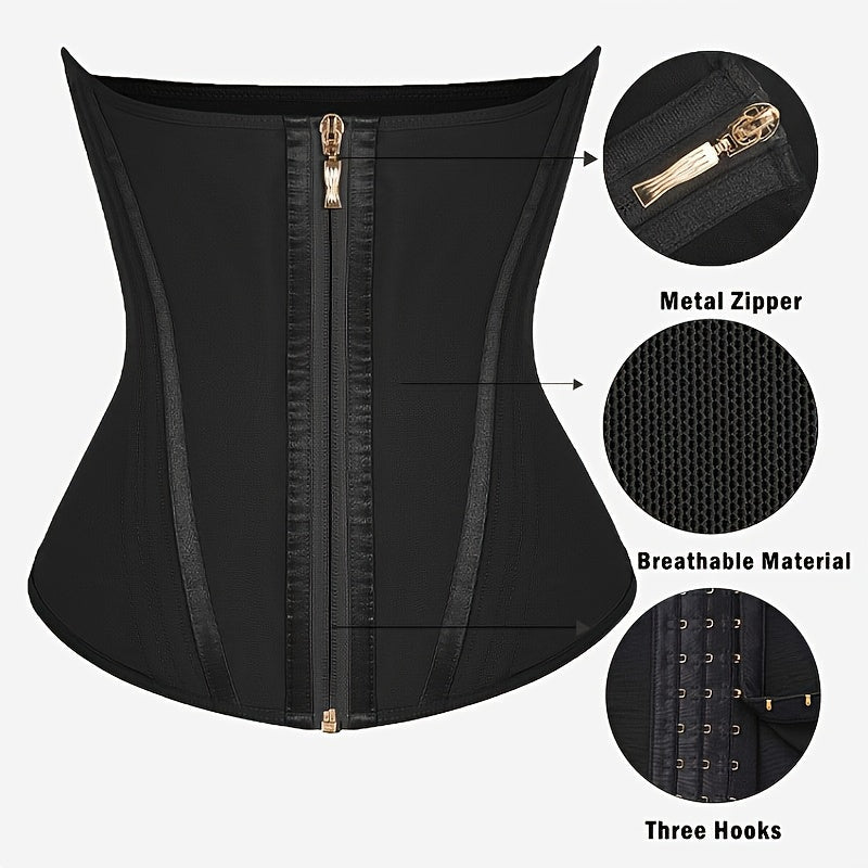 Women's Firm Control Waist Cincher - Zip Front Body Smoothing – view 2