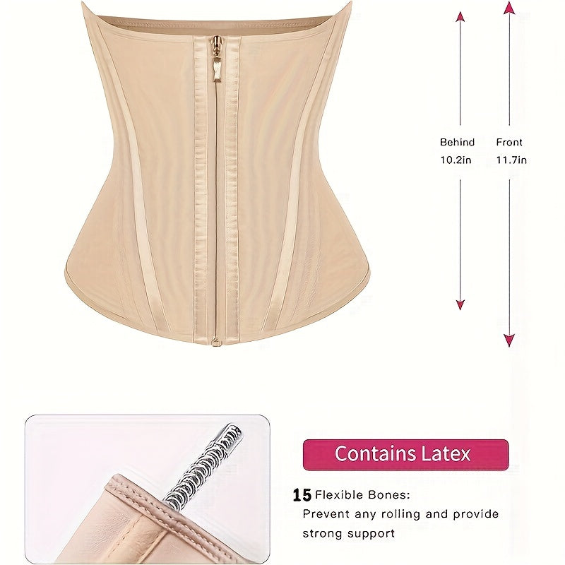 Women's Firm Control Waist Cincher - Zip Front Body Smoothing – view 3