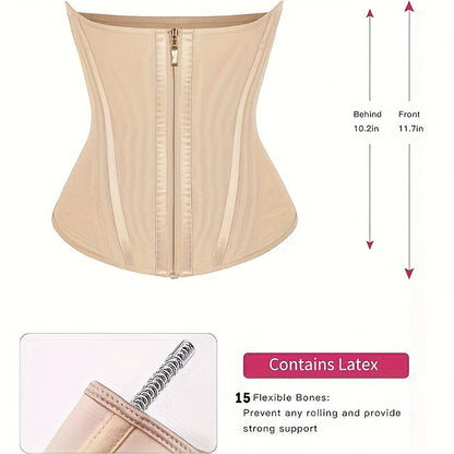 Women's Firm Control Waist Cincher - Zip Front Body Smoothing – view 3