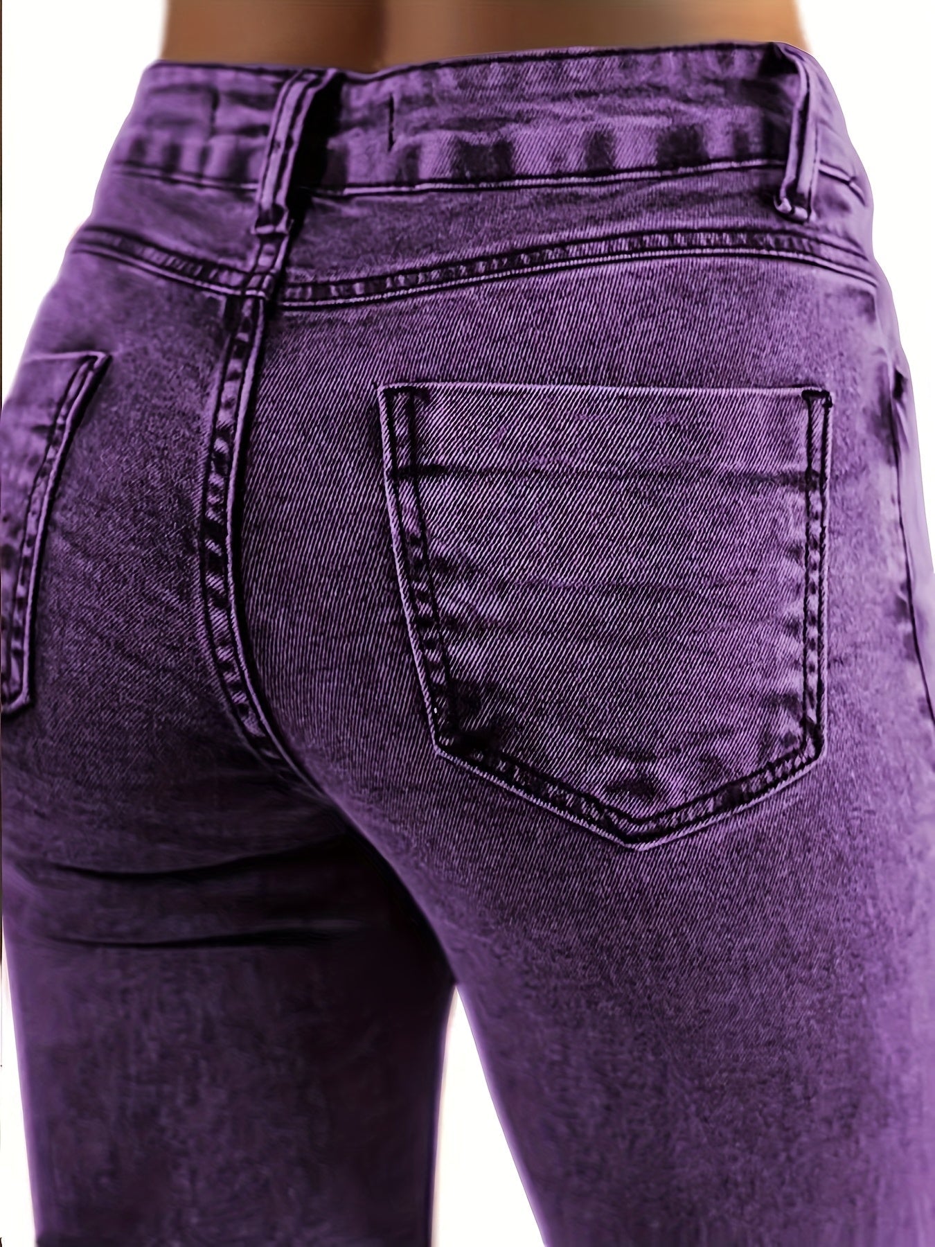 Women's Flare Pants – Brown / Purple detail view