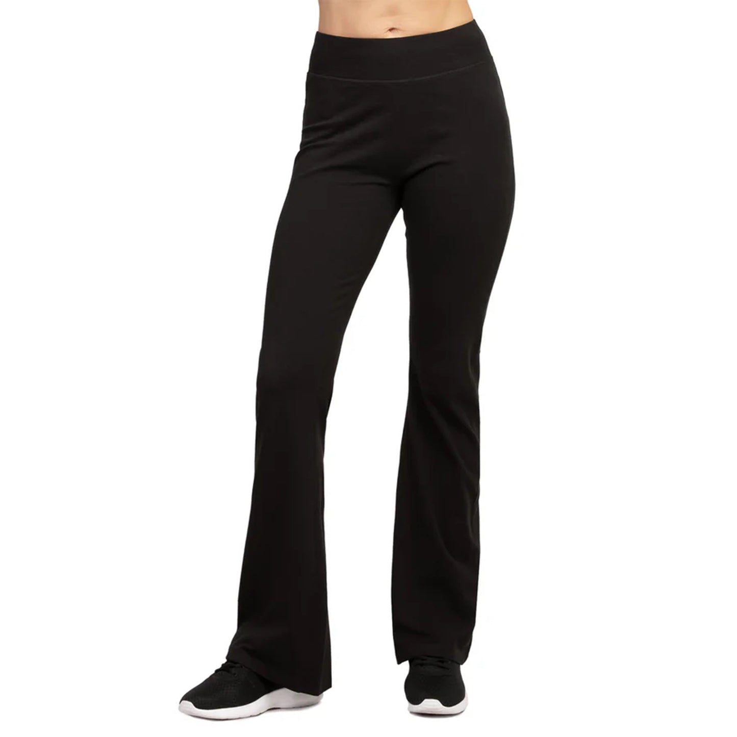 Women's Flare Pants - Everyday Flared leg detail view