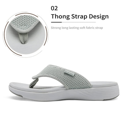 Women's Flip Flops – Breathable Cushioned for Summer & Beach – view 3