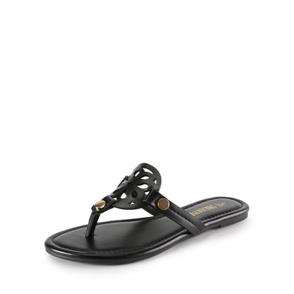 Women's Flip Flops - Breathable Mesh & Non-Slip Sole – Beige option – view 9