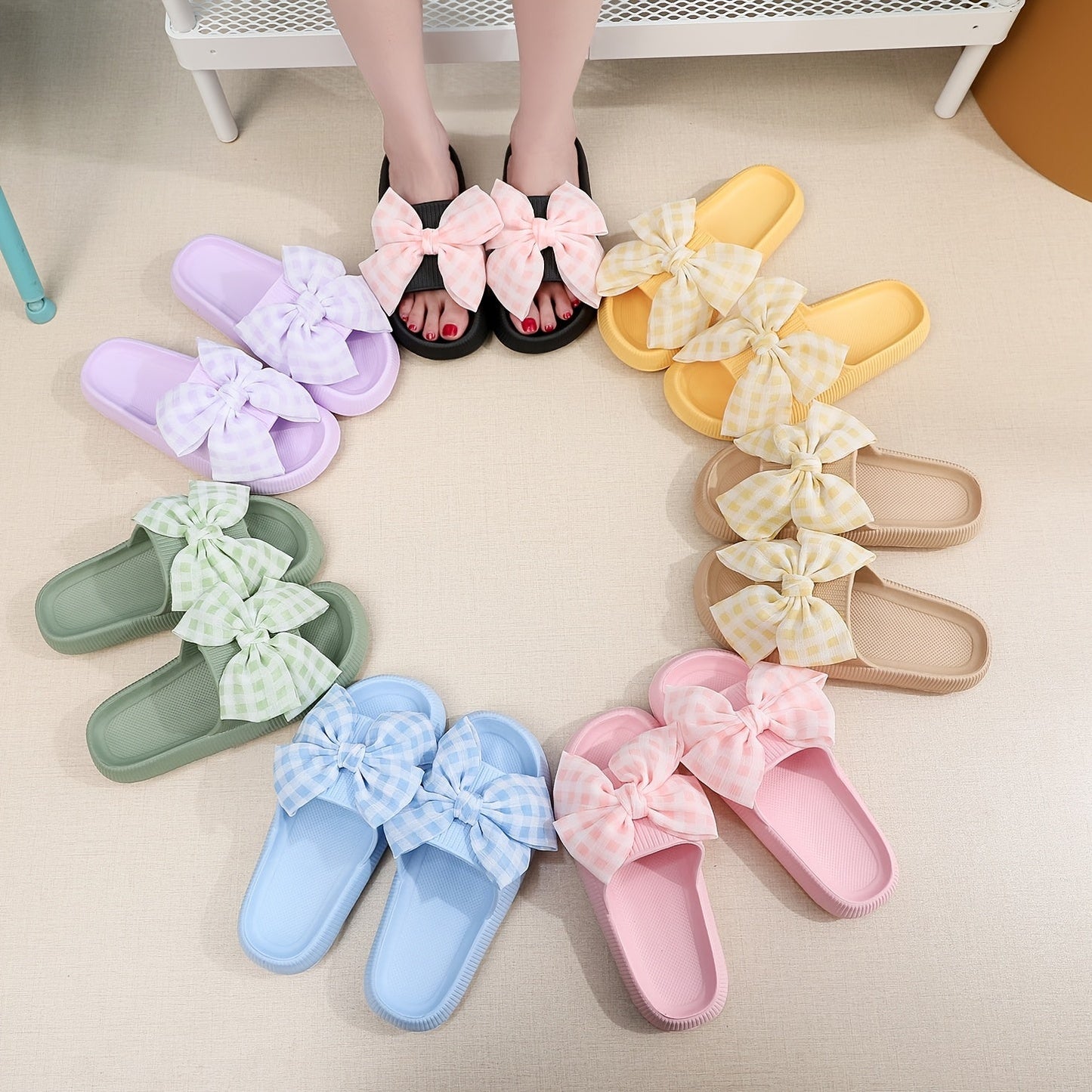 Women's Flip Flops – Breathable Mesh Non-Slip Sole for Beach & Water – main product image