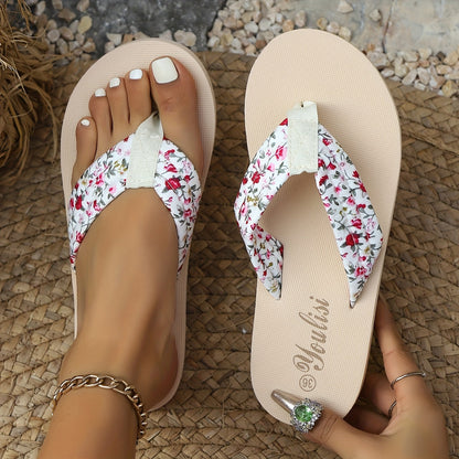 Women's Flip Flops – Comfort Fit for Everyday Wear – White / Black – view 3