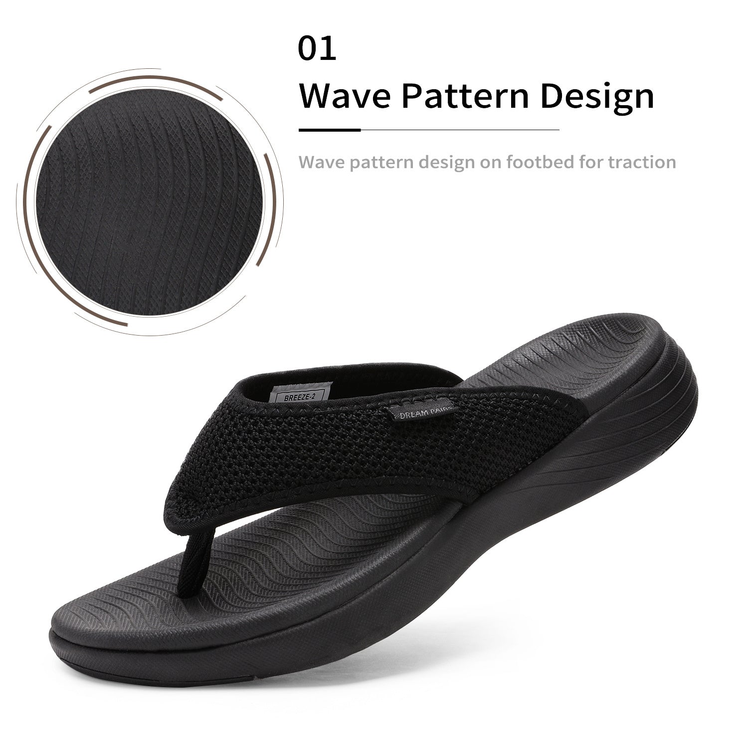 Women's Flip Flops – Cushioned Comfort Everyday Wear 99 – view 9