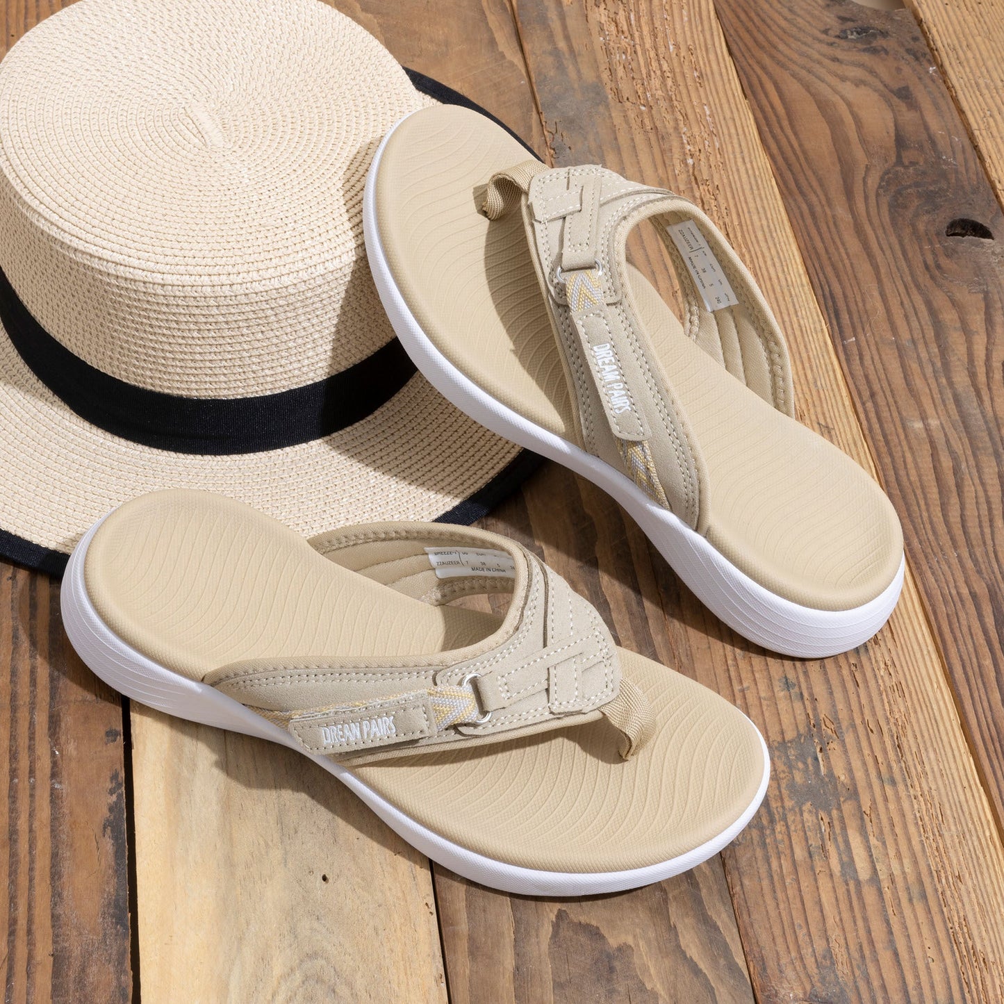 Women's Flip Flops – Cushioned Comfort Lightweight for Beach & Water – view 2
