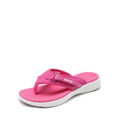 Women's Flip Flops – Cushioned Lightweight for Summer & Beach – Pink option – main product image