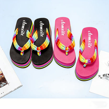 Women's Flip Flops – Platform Sole for Beach & Water – view 6