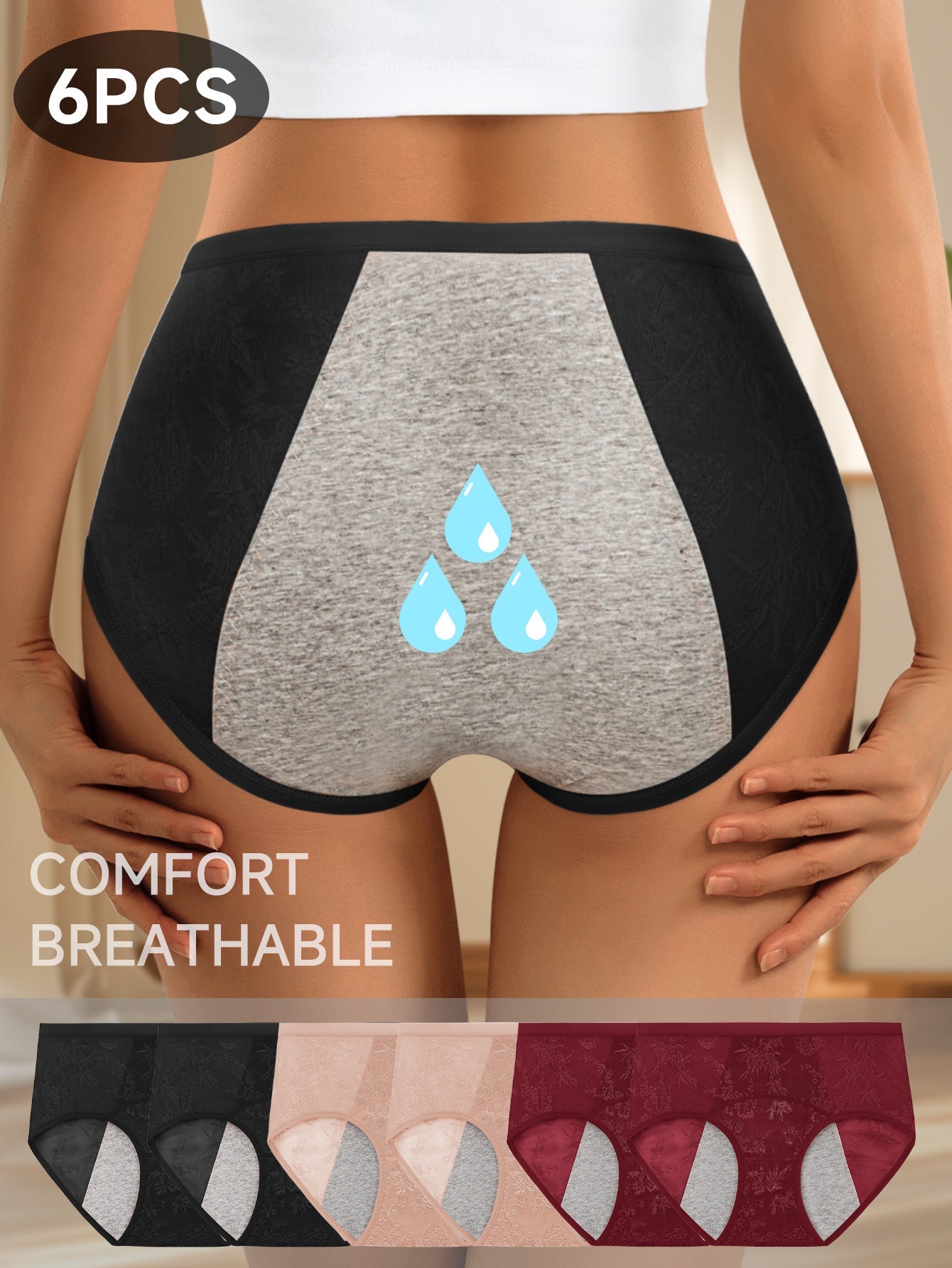 Women's Floral Briefs - Regular Fit – main product image