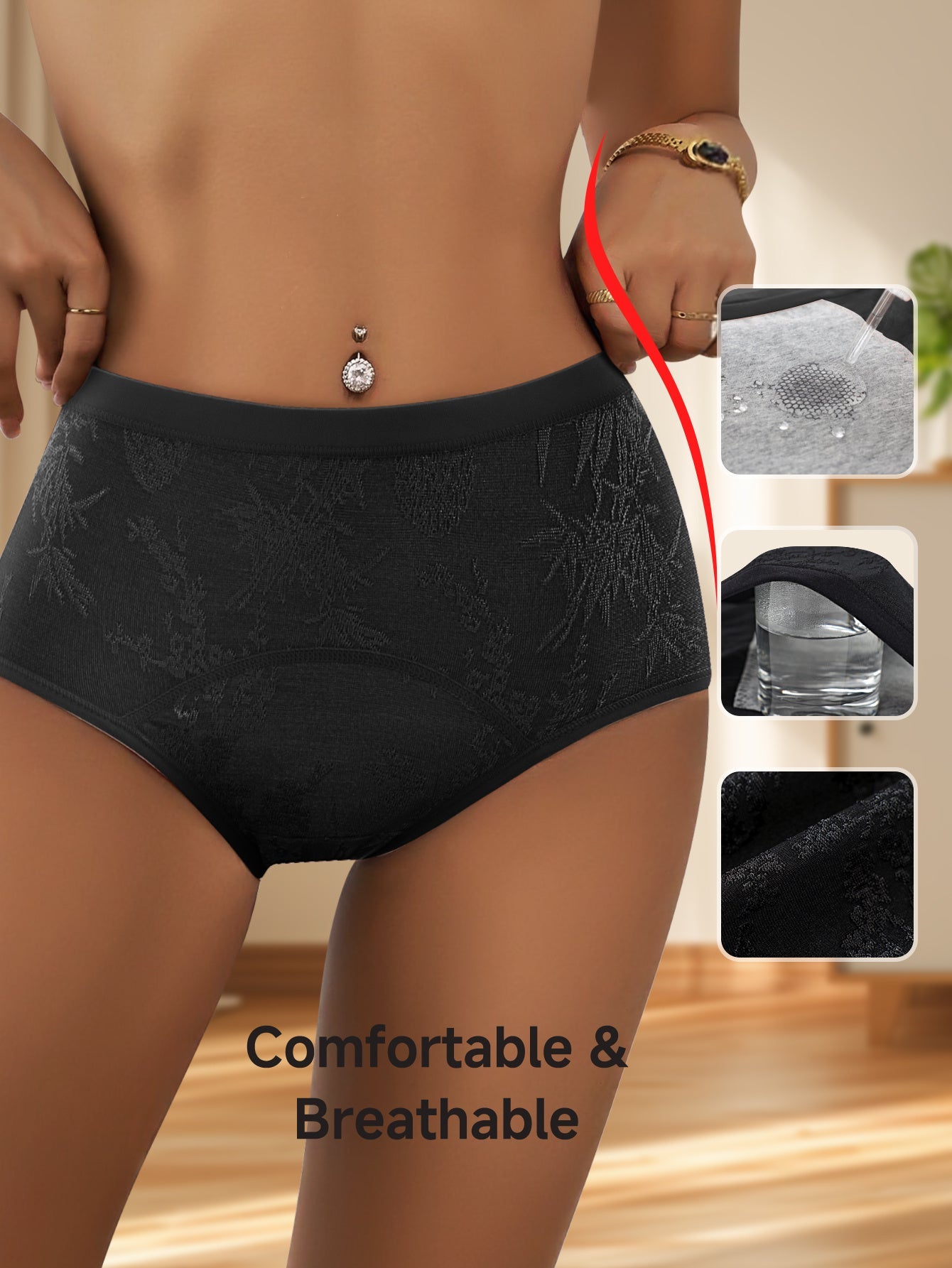 Women's Floral Briefs - Regular Fit – view 6