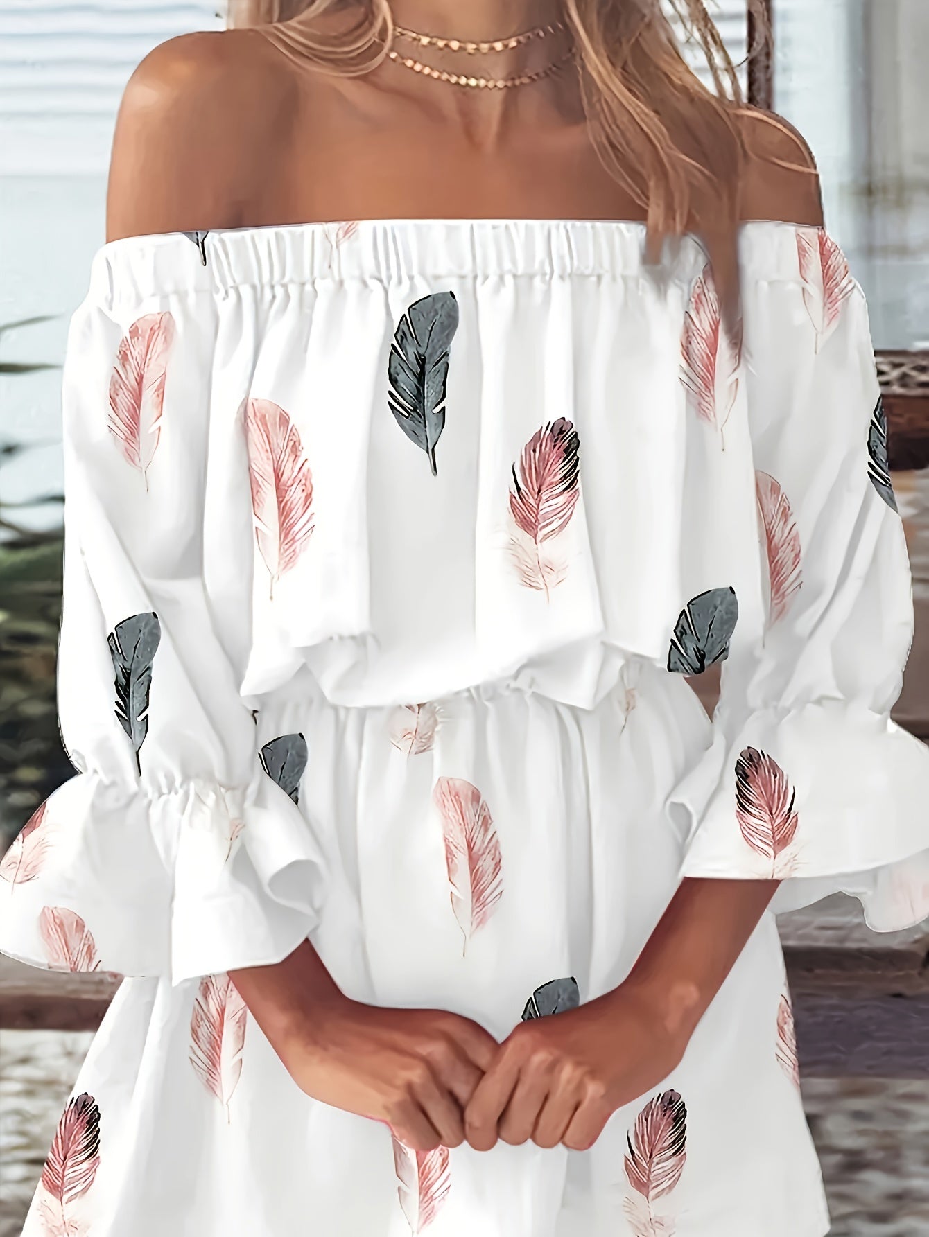 Women's Floral Casual Dress detail view