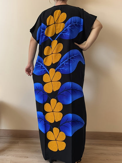 Women's Floral Evening Dress - Event Style – view 3