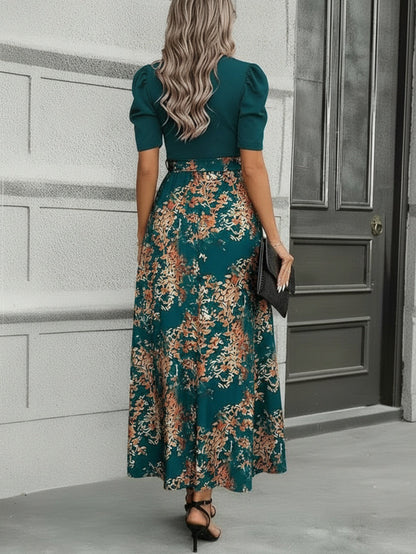 Women's Floral Maxi Casual Dress detail view