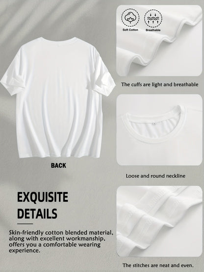 Women's Floral Print T-Shirt - Classic Neck Short Sleeve detail view