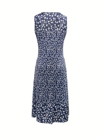 Women's Floral Vacation Dress – Sizes S–M detail view