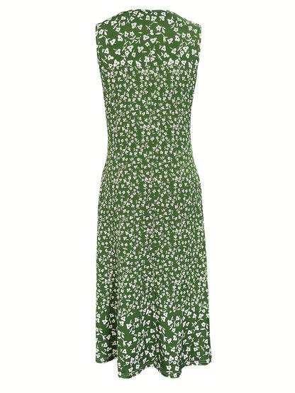 Women's Floral Vacation Dress – Sizes S–M detail view