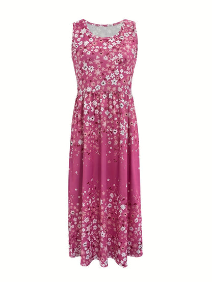 Women's Floral Vacation Dress – Sizes S–XXL detail view