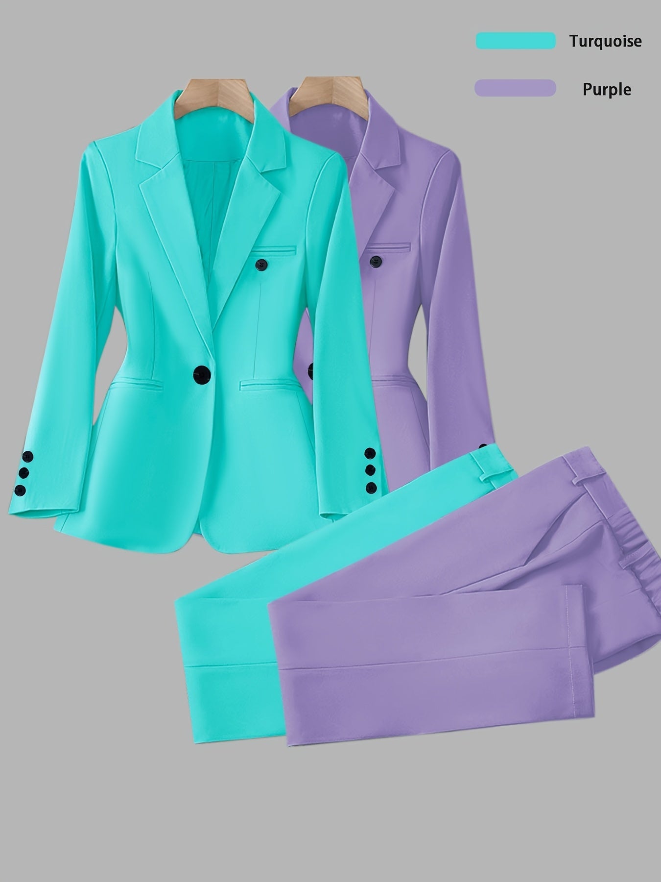 Women's Four-Piece Outfit Set - Matching Business Matching Look detail view