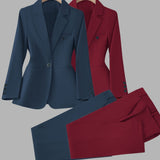 Navy Blue+Burgundy