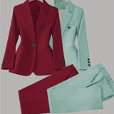 Wine Red + Emerald Green